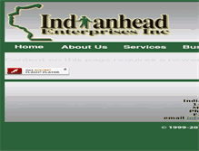 Tablet Screenshot of indianheadenterprises.com